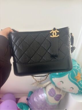 Chanel Small Gabrielle Quilted Lambskin Mixed hardware